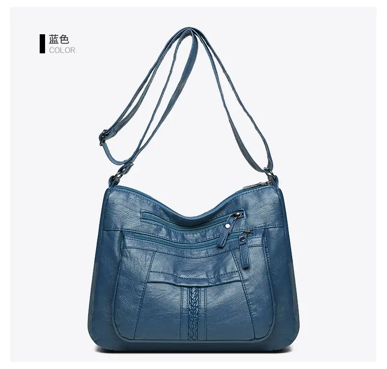 Women's Maroon Crossbody Shoulder Bag with Detachable Strap — feature 21