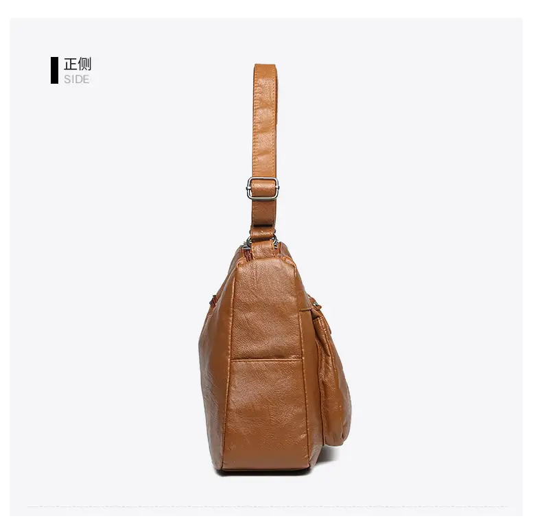 Women's Maroon Crossbody Shoulder Bag with Detachable Strap — feature 25