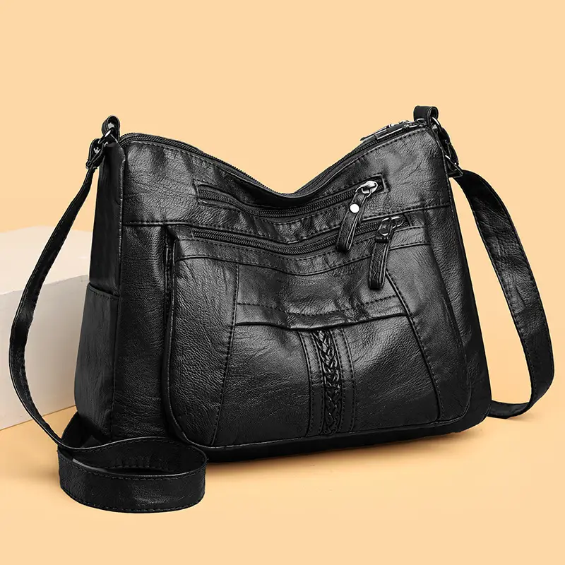 Women's Maroon Crossbody Shoulder Bag with Detachable Strap — feature 40