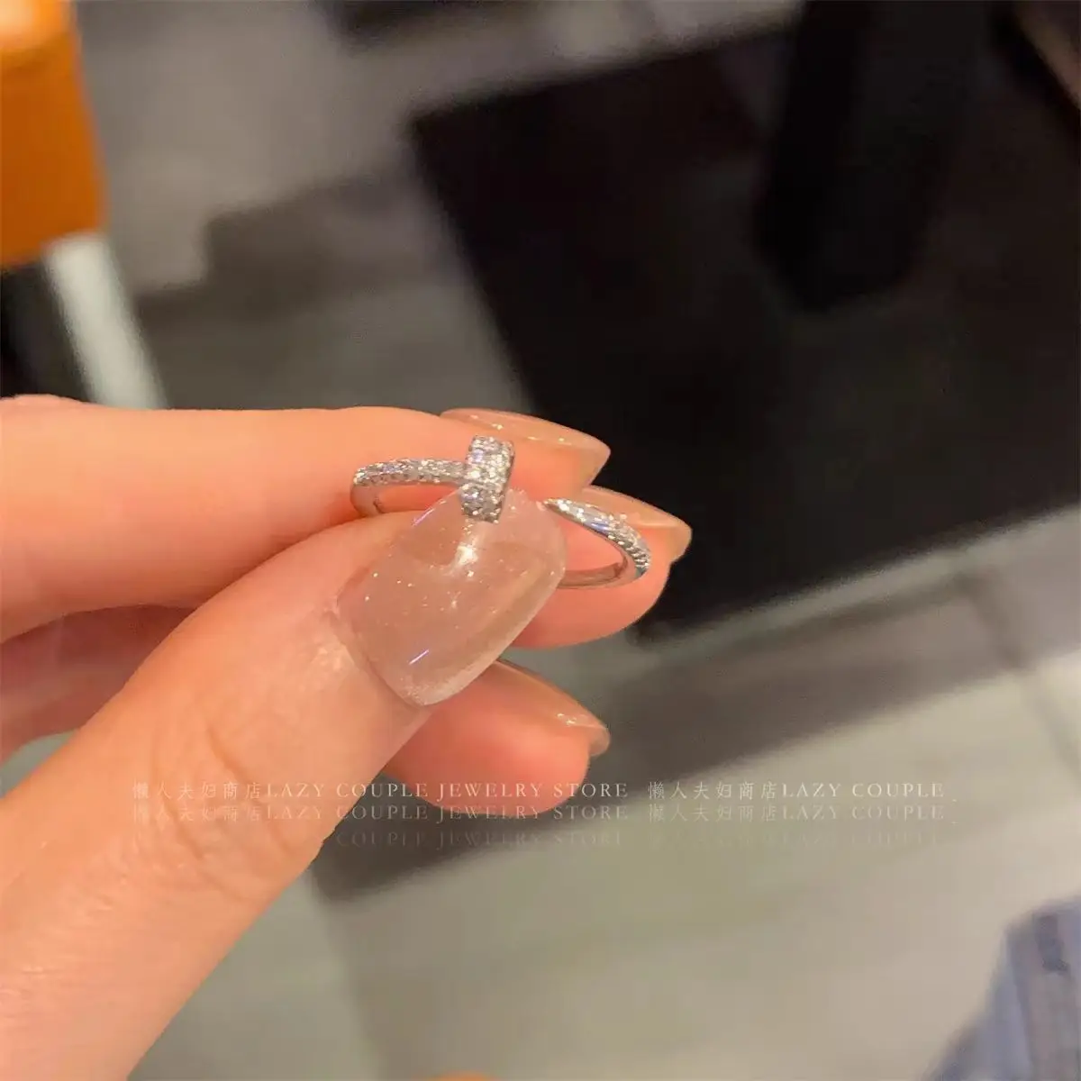 Adjustable Silver Zircon Butterfly Ring for Women - Image 29