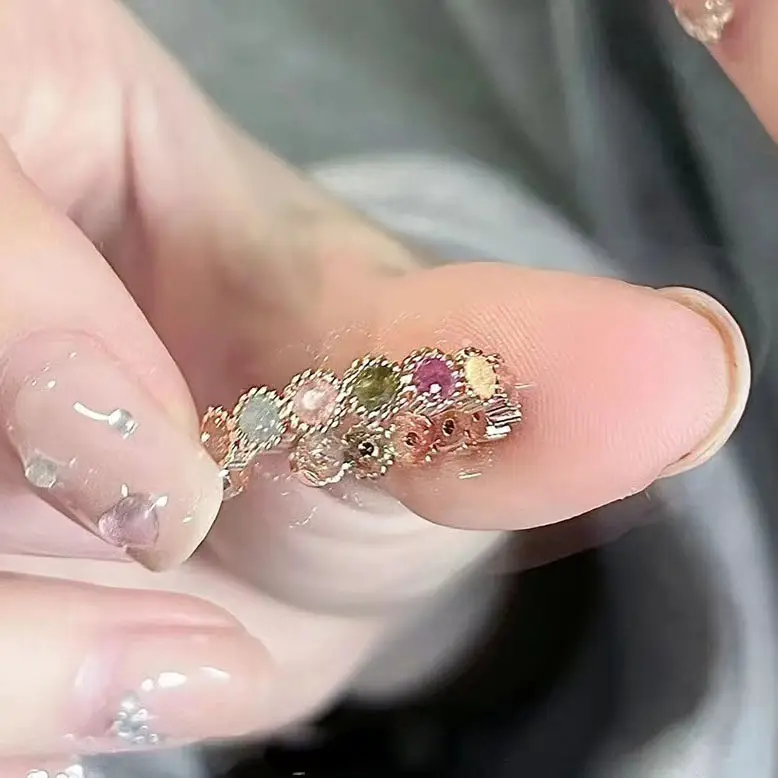 Adjustable Silver Zircon Butterfly Ring for Women - Image 39