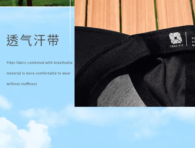 Summer Waterproof Baseball Cap Sunshade Hat Quick-Drying Outdoor Sunscreen Hat — feature 11
