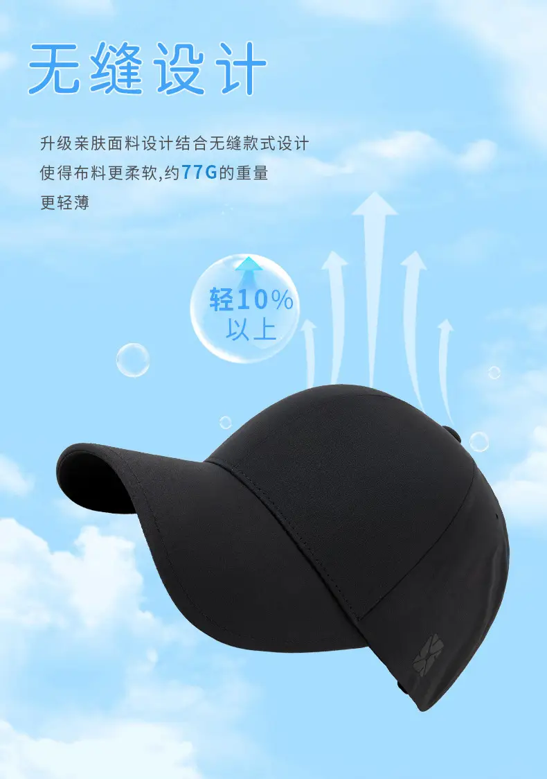Summer Waterproof Baseball Cap Sunshade Hat Quick-Drying Outdoor Sunscreen Hat — feature 9