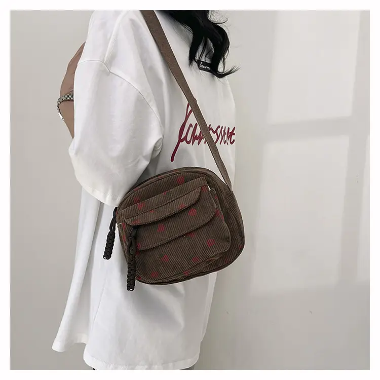 Strawberry Print Crossbody Bag for Women — feature 22