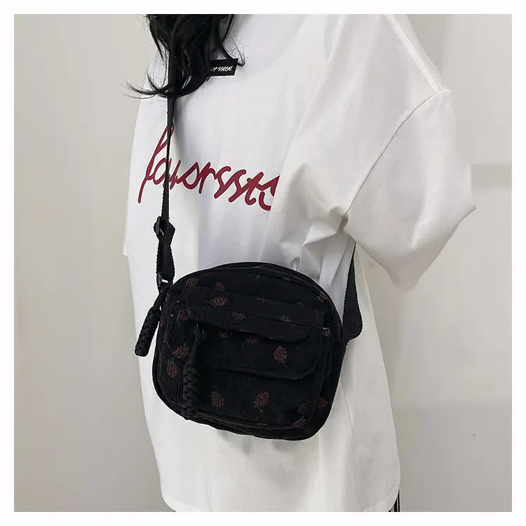 Strawberry Print Crossbody Bag for Women — feature 29