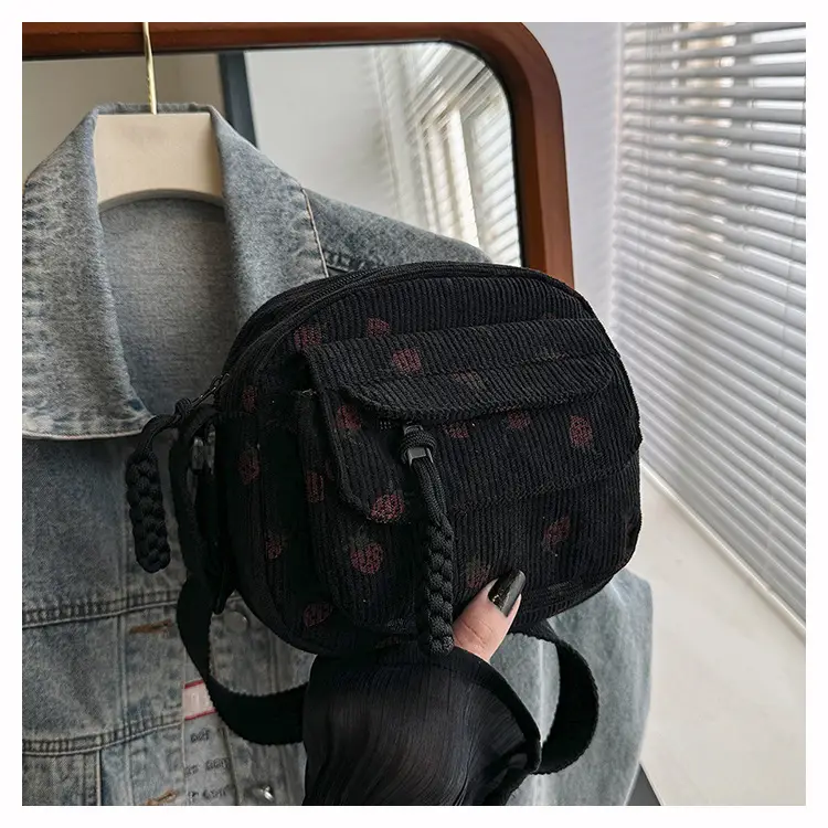 Strawberry Print Crossbody Bag for Women — feature 33