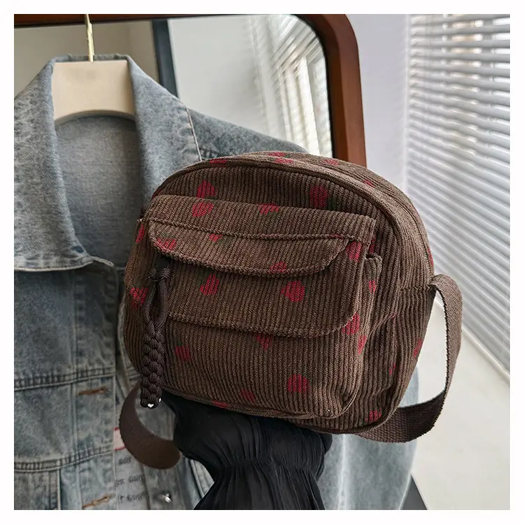 Strawberry Print Crossbody Bag for Women — feature 36