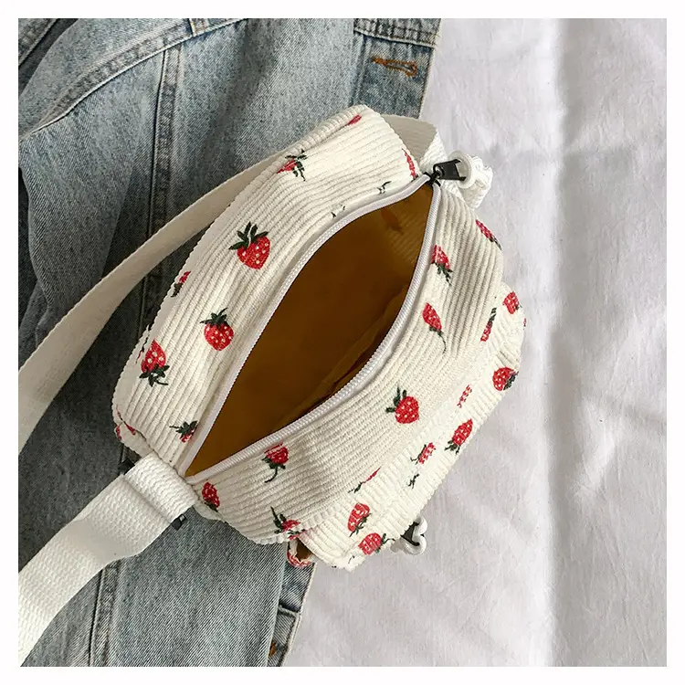 Strawberry Print Crossbody Bag for Women — feature 48