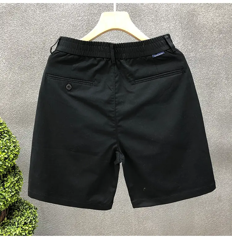 Men Summer Beige Thin Casual Shorts Five Point — feature 10