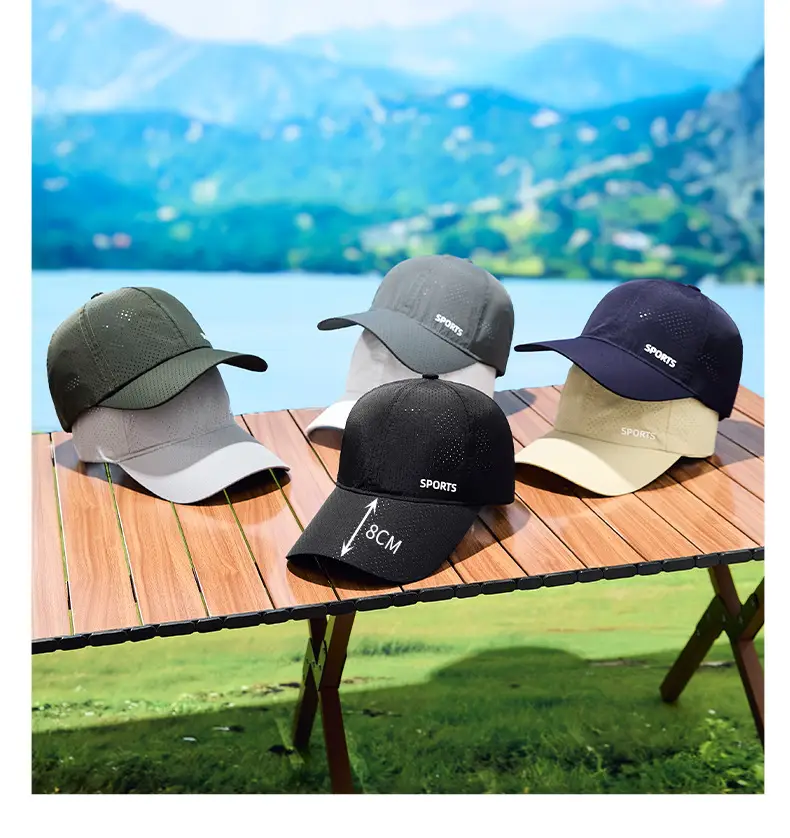 Men's Blue Sports Sun Hat with Anti-Reflective Design — feature 13