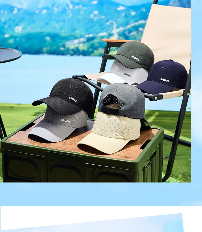 Men's Blue Sports Sun Hat with Anti-Reflective Design — feature 17