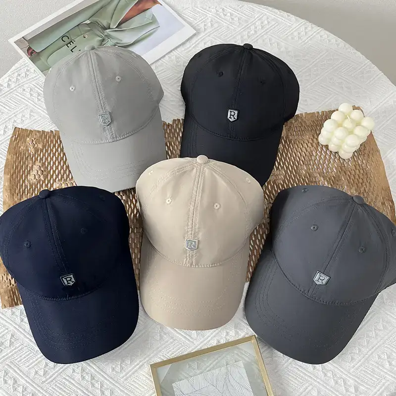 Men's Navy Blue Big Head Baseball Cap with Logo - Image 9