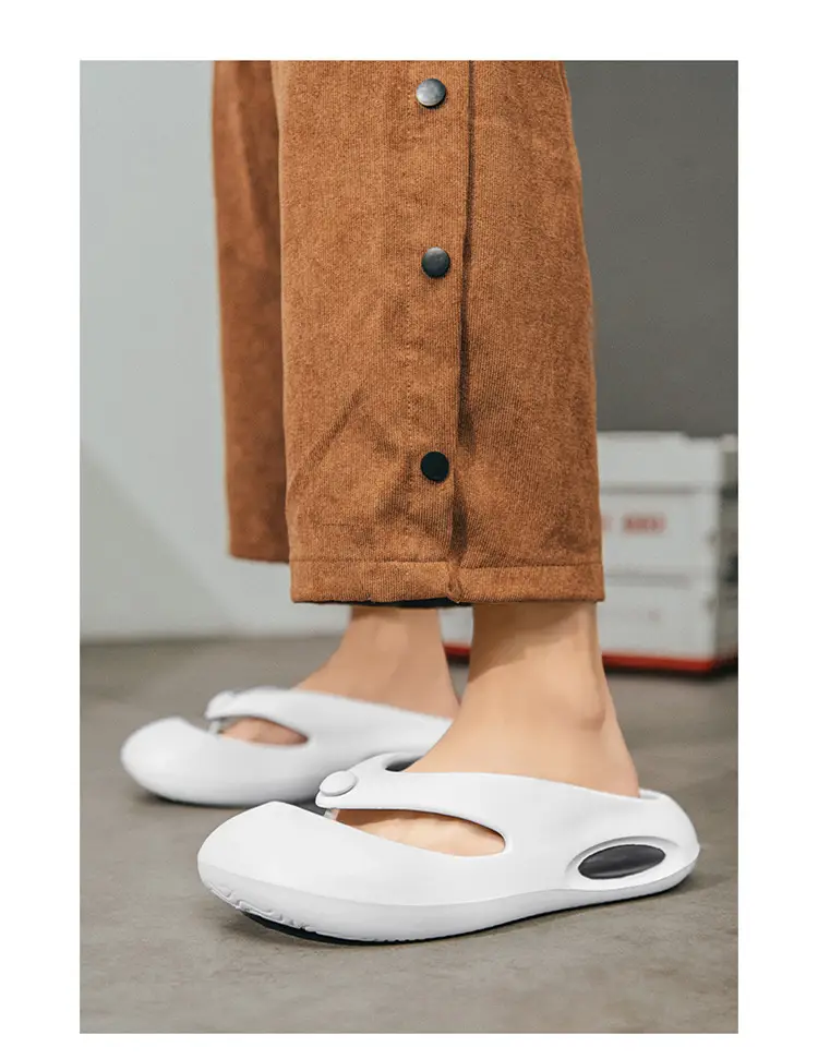 Flip-flops for Men 2024 New Summer Outer Wear Trendyy Baotou Flip-flops Men's Non-slip Soft Bottom Beach Sandals — feature 17