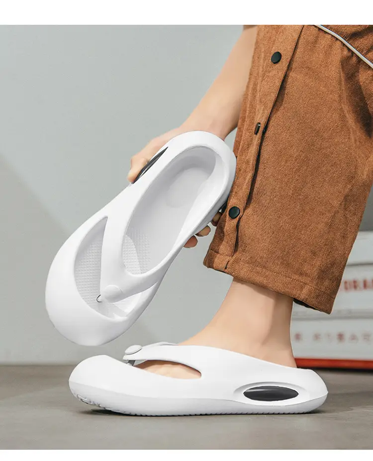 Flip-flops for Men 2024 New Summer Outer Wear Trendyy Baotou Flip-flops Men's Non-slip Soft Bottom Beach Sandals — feature 18