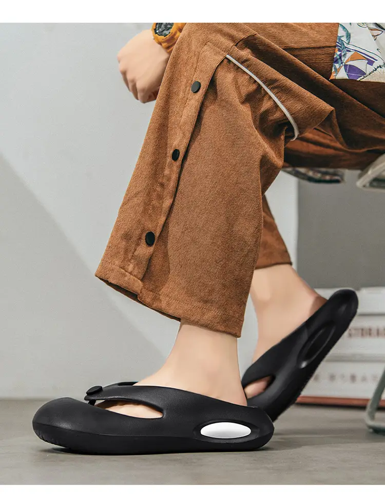 Flip-flops for Men 2024 New Summer Outer Wear Trendyy Baotou Flip-flops Men's Non-slip Soft Bottom Beach Sandals — feature 21