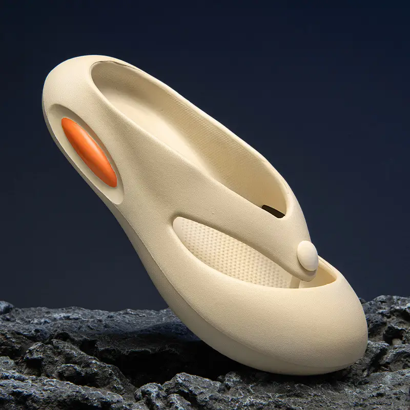 Flip-flops for Men 2024 New Summer Outer Wear Trendyy Baotou Flip-flops Men's Non-slip Soft Bottom Beach Sandals