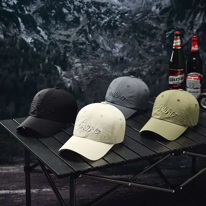 2025 Black Side Hollow Baseball Cap Water Resistant - Image 8