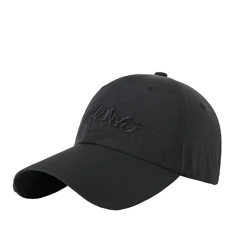 2025 Black Side Hollow Baseball Cap Water Resistant - Image 9