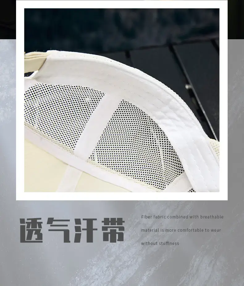 2025 Black Side Hollow Baseball Cap Water Resistant — feature 12