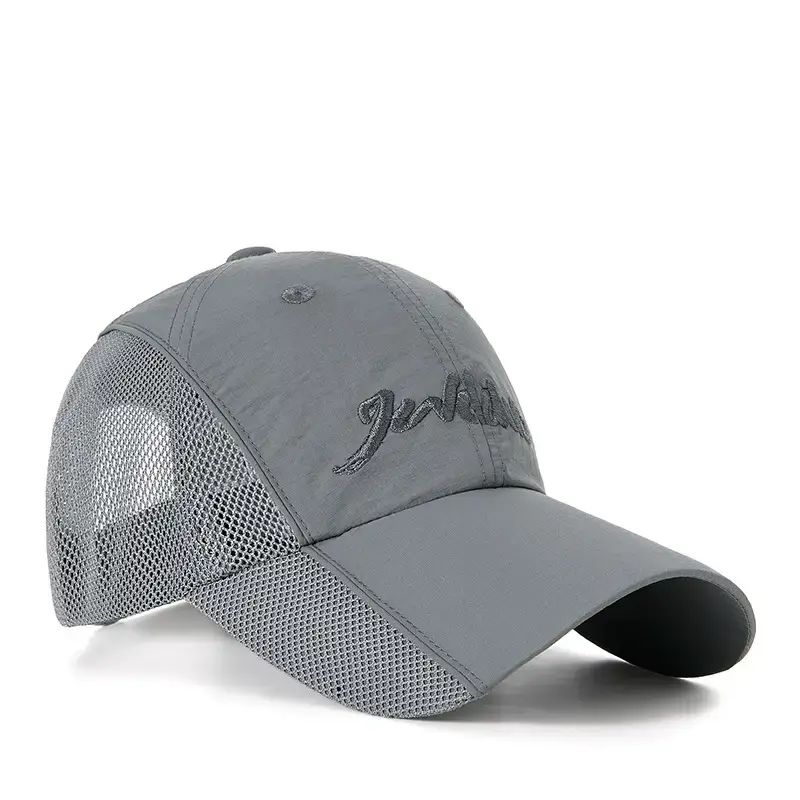 2025 Black Side Hollow Baseball Cap Water Resistant - Image 2