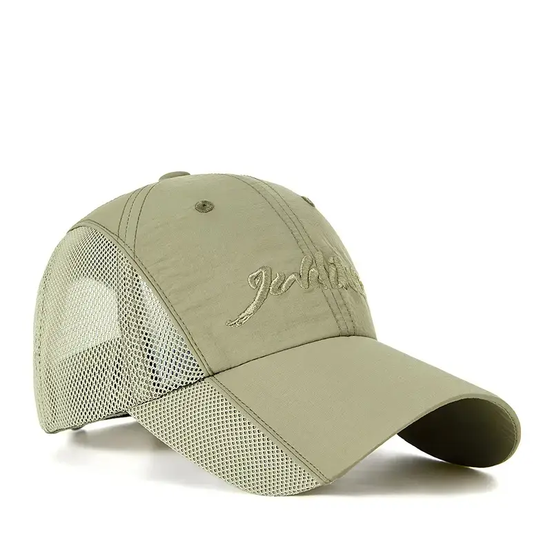 2025 Black Side Hollow Baseball Cap Water Resistant - Image 3