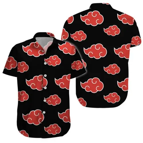 Hawaii Palm Print Short Sleeve Men Shirt Blue — feature 29