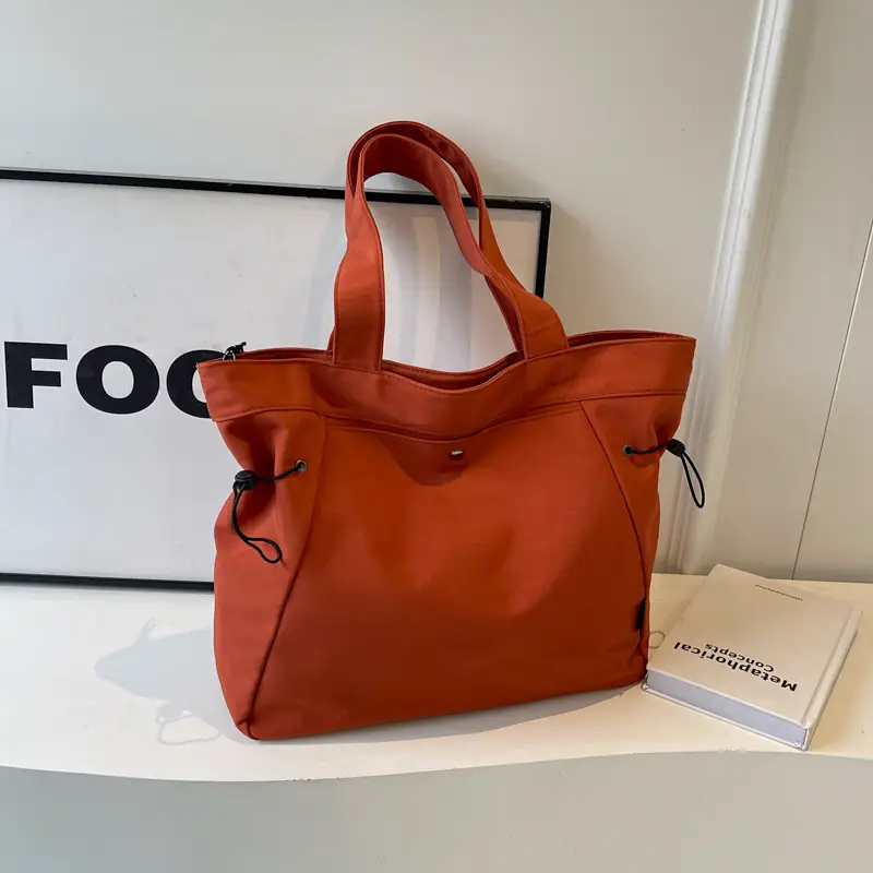 Women Casual Nylon Shoulder Bag Beige 2026 - Image 4