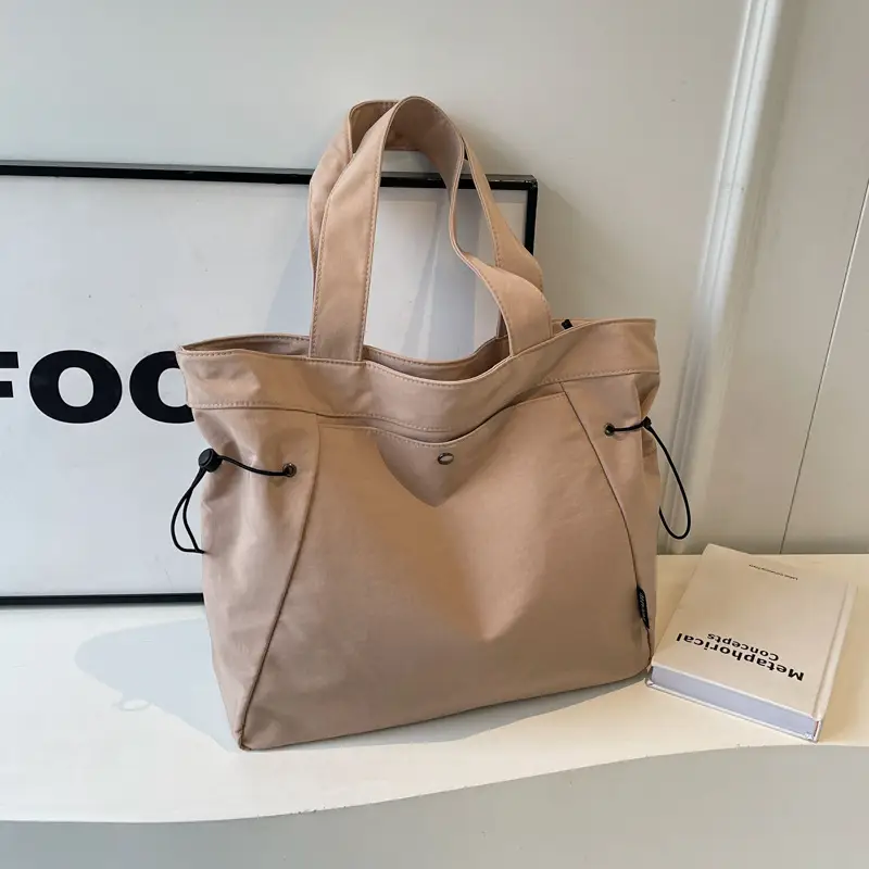 Women Casual Nylon Shoulder Bag Beige 2026 - Image 5
