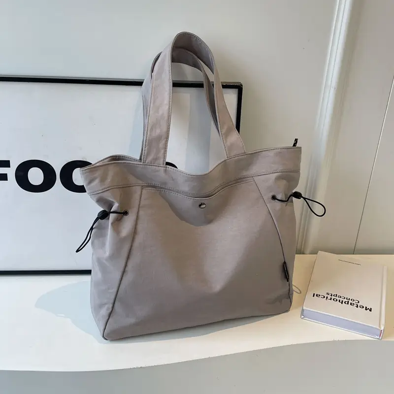Women Casual Nylon Shoulder Bag Beige 2026 - Image 2
