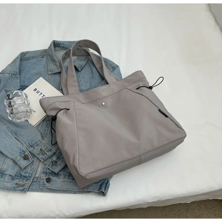 Women Casual Nylon Shoulder Bag Beige 2026 — feature 24