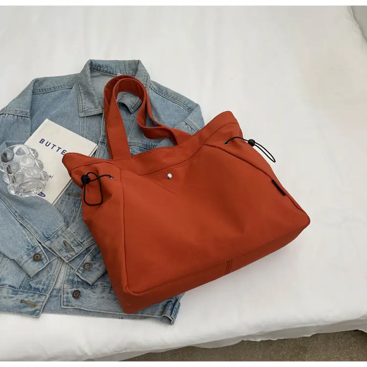Women Casual Nylon Shoulder Bag Beige 2026 — feature 26