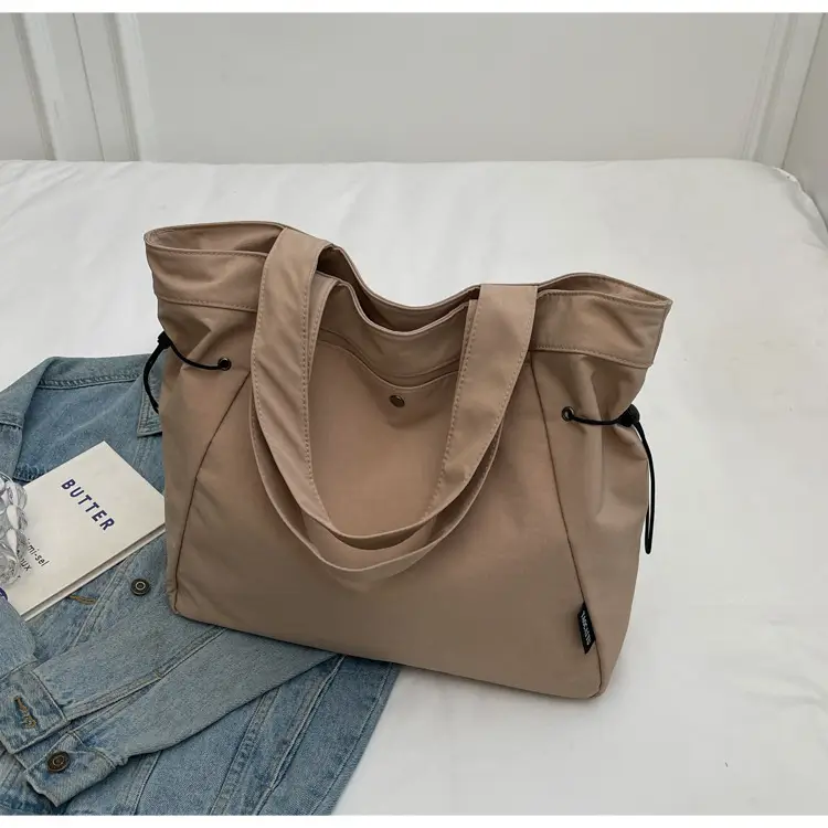 Women Casual Nylon Shoulder Bag Beige 2026 — feature 27