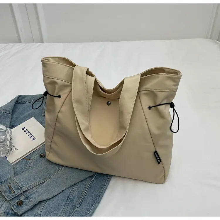 Women Casual Nylon Shoulder Bag Beige 2026 — feature 31