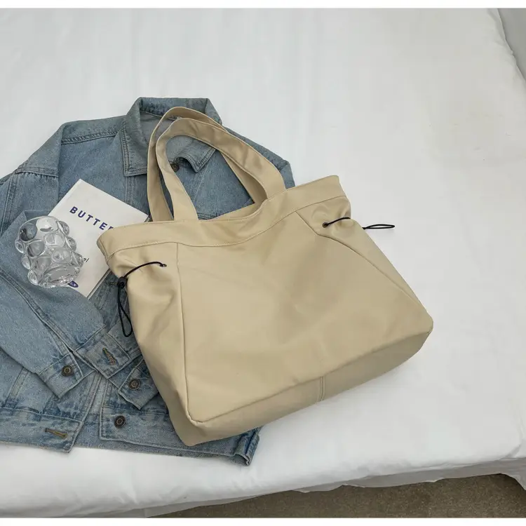 Women Casual Nylon Shoulder Bag Beige 2026 — feature 32
