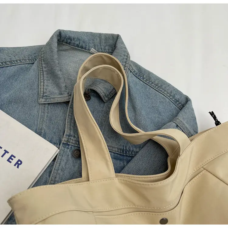 Women Casual Nylon Shoulder Bag Beige 2026 — feature 38