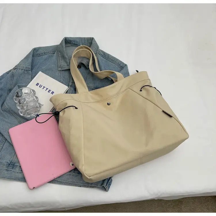 Women Casual Nylon Shoulder Bag Beige 2026 — feature 40