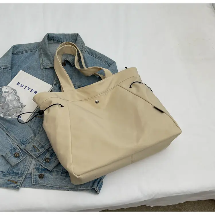 Women Casual Nylon Shoulder Bag Beige 2026 — feature 41