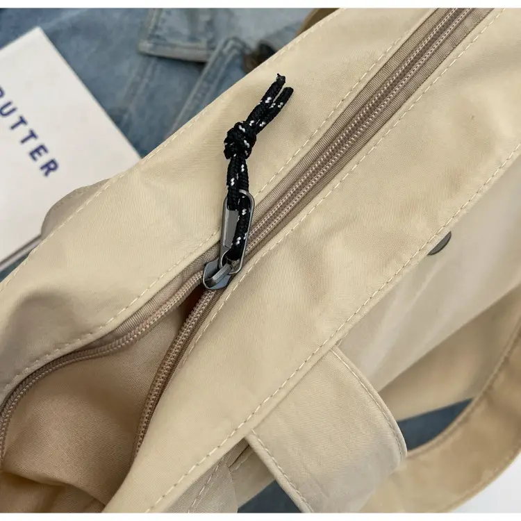Women Casual Nylon Shoulder Bag Beige 2026 — feature 43