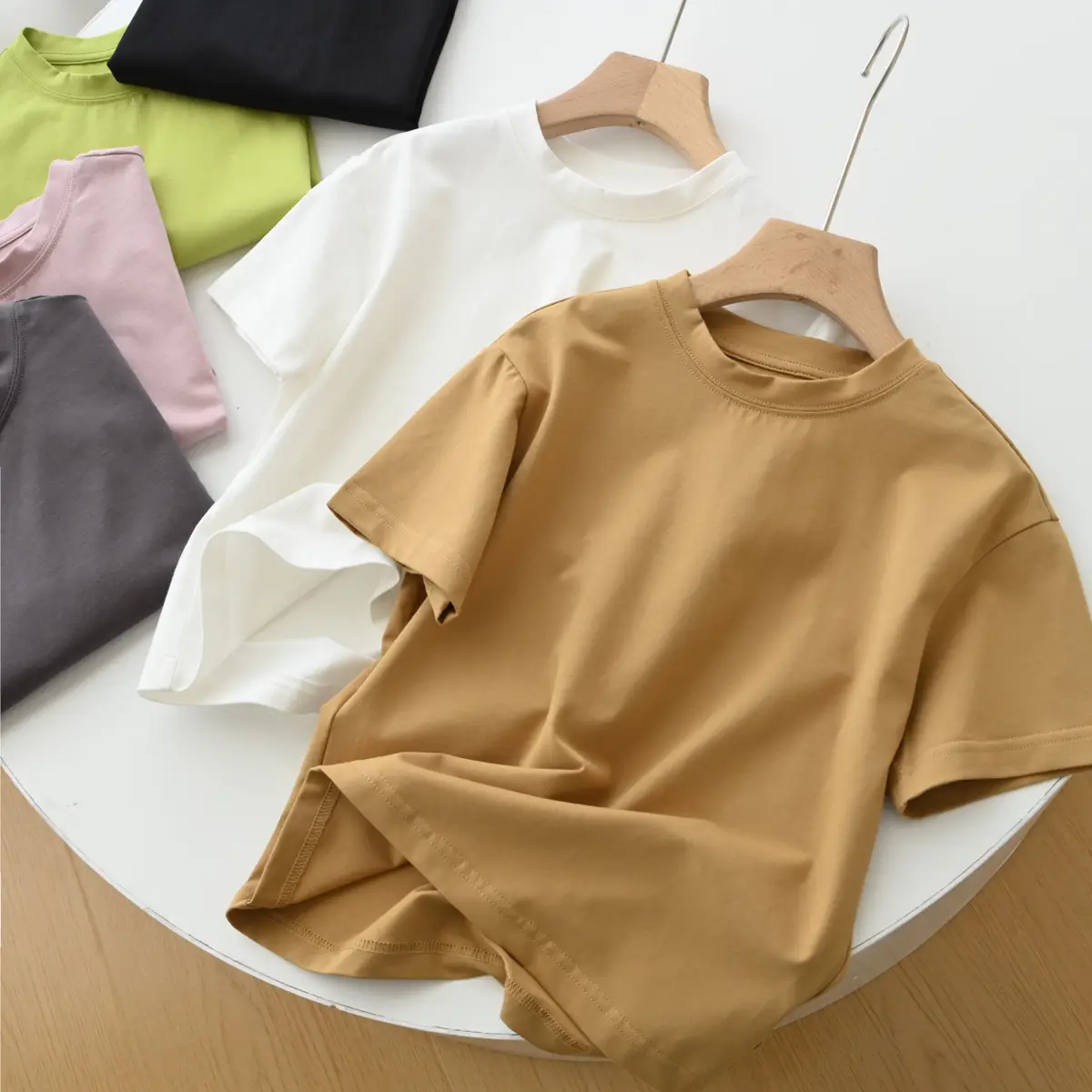 Ice Porcelain Cotton T-Shirt for Boys Girls Loose Fit Summer Wear - Image 8