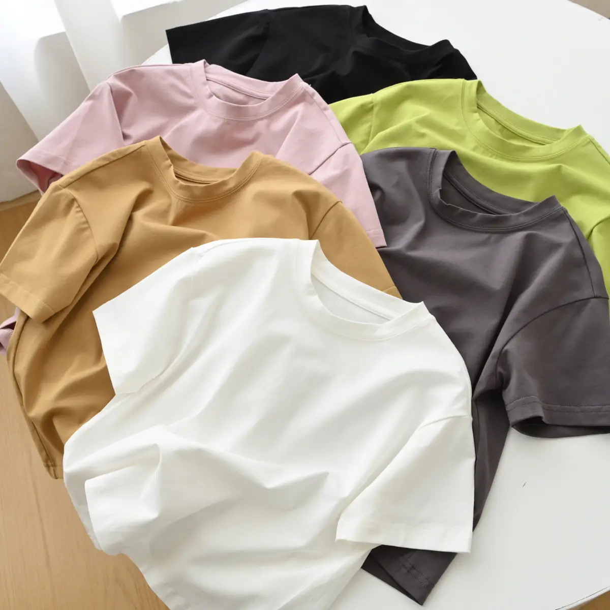 Ice Porcelain Cotton T-Shirt for Boys Girls Loose Fit Summer Wear - Image 9