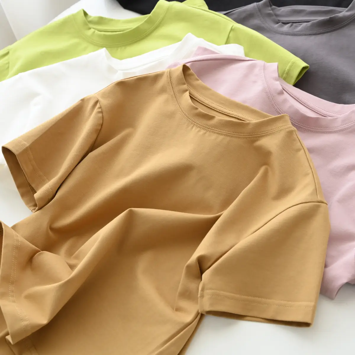 Ice Porcelain Cotton T-Shirt for Boys Girls Loose Fit Summer Wear - Image 10