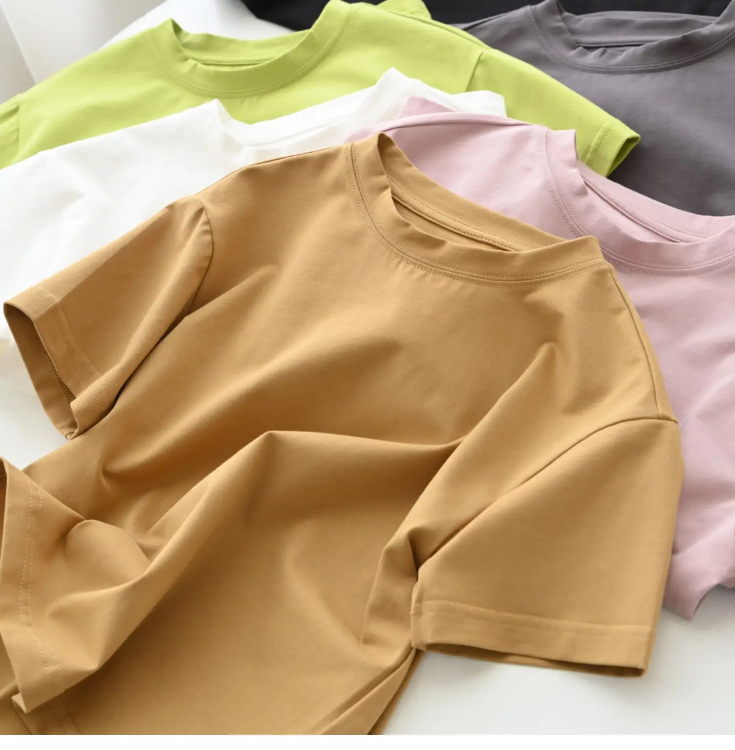 Ice Porcelain Cotton T-Shirt for Boys Girls Loose Fit Summer Wear — feature 10