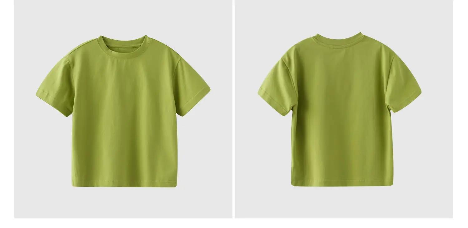 Ice Porcelain Cotton T-Shirt for Boys Girls Loose Fit Summer Wear — feature 3