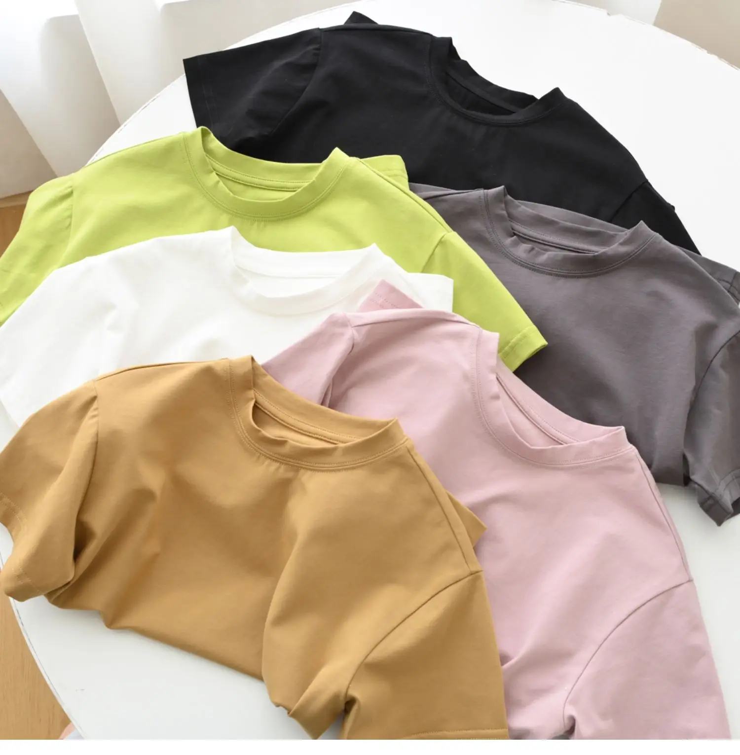 Ice Porcelain Cotton T-Shirt for Boys Girls Loose Fit Summer Wear — feature 9