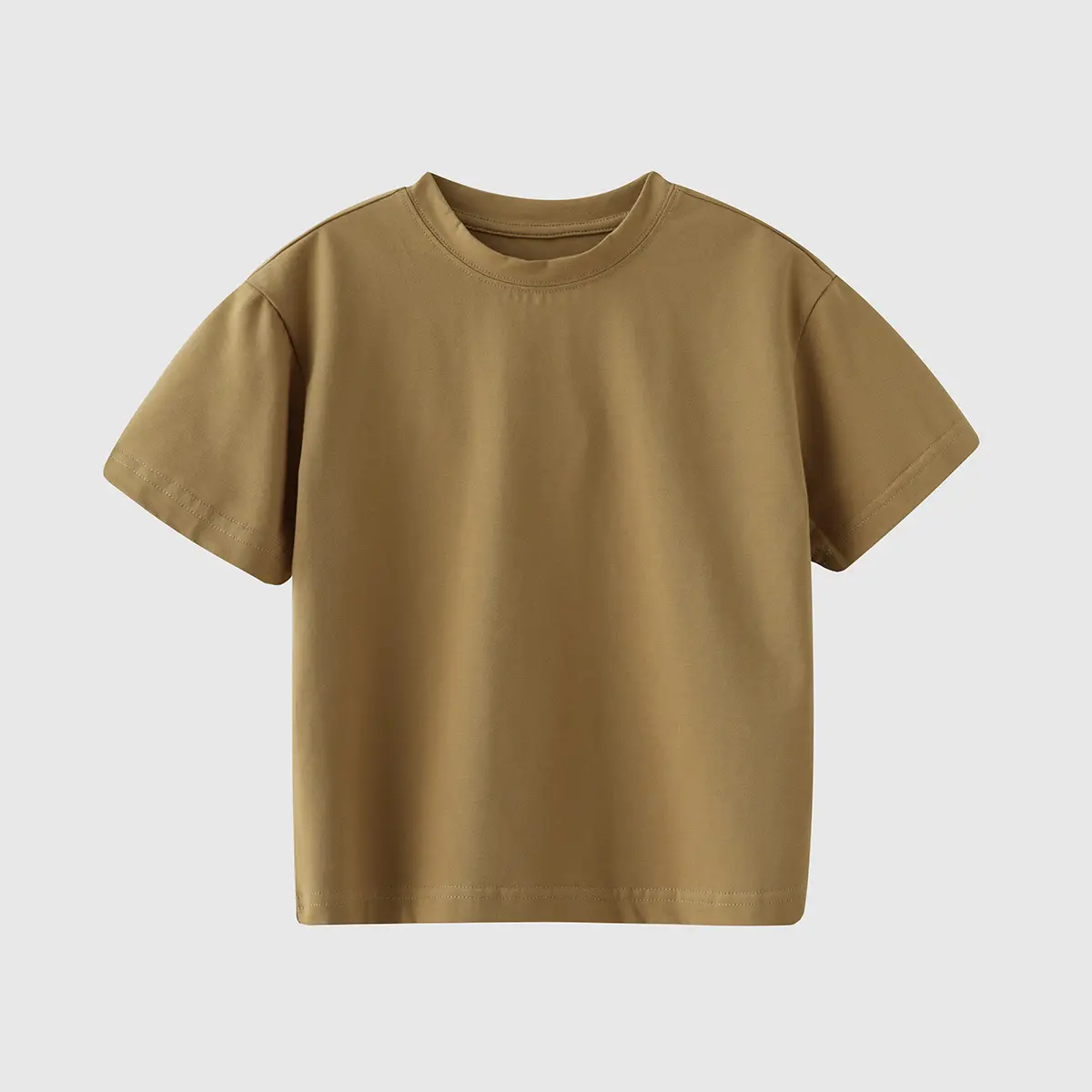 Ice Porcelain Cotton T-Shirt for Boys Girls Loose Fit Summer Wear - Image 2