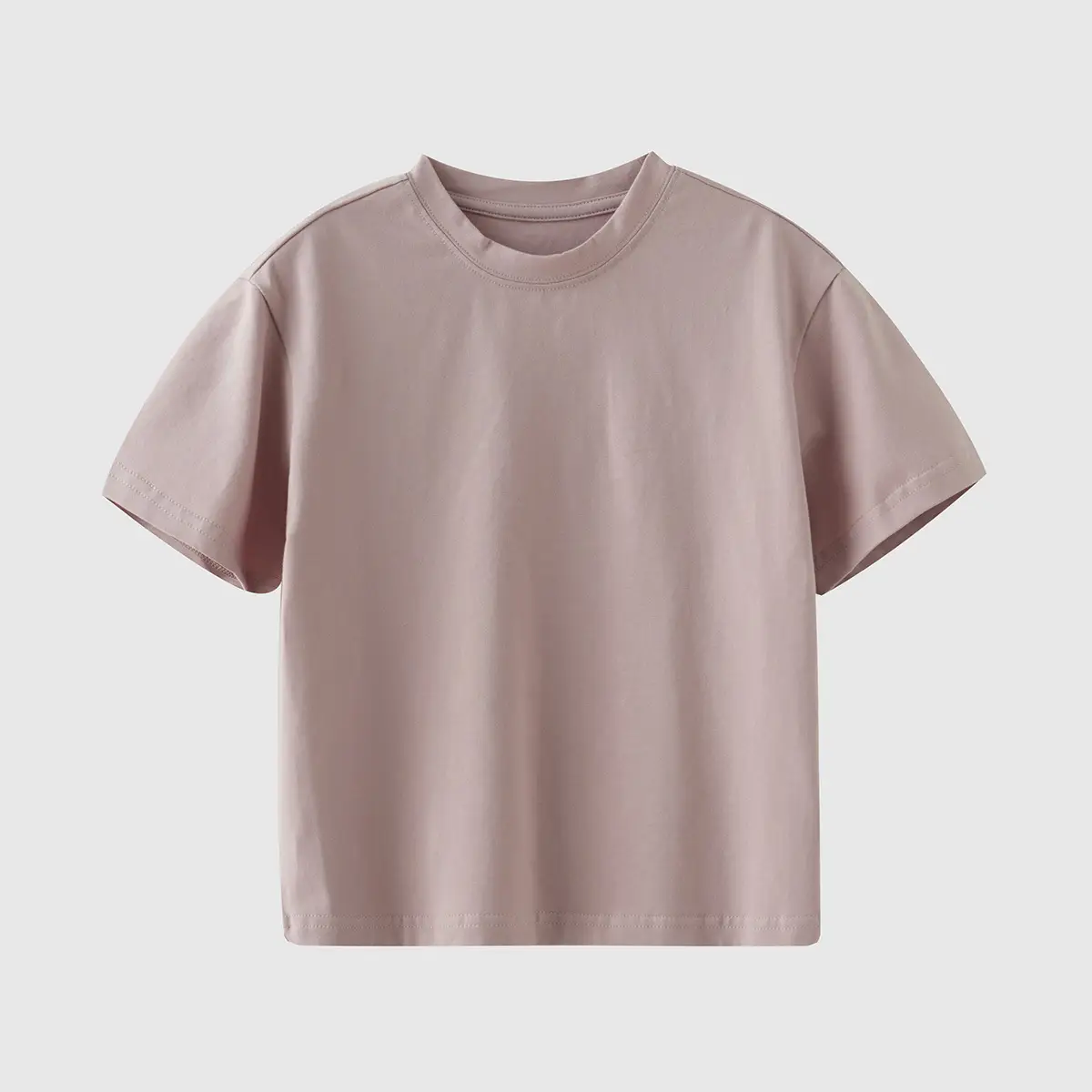 Ice Porcelain Cotton T-Shirt for Boys Girls Loose Fit Summer Wear - Image 5