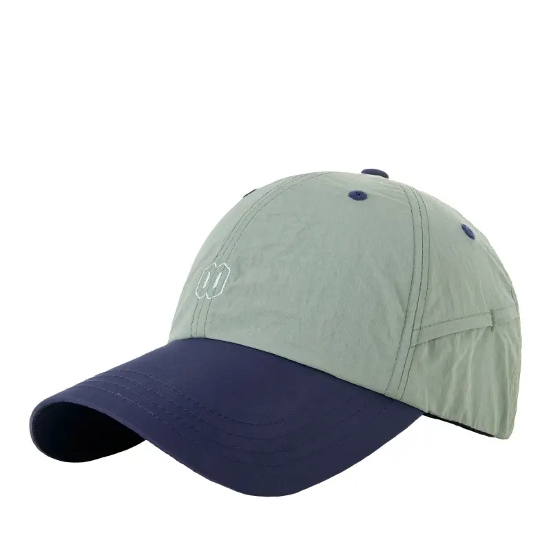 Men Navy White Baseball Cap 20cm Embroidered Soft Top - Image 10