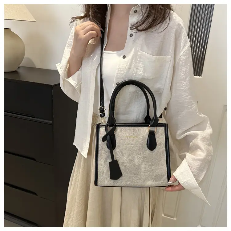 Women's 2024 New Summer Crossbody Shoulder Bag Brown Grey — feature 12