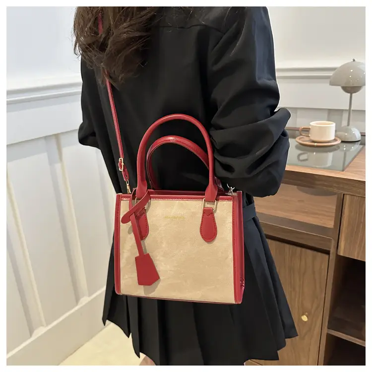 Women's 2024 New Summer Crossbody Shoulder Bag Brown Grey — feature 13