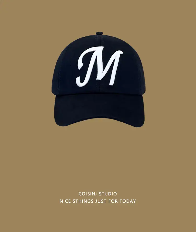 Pink M Letter Baseball Cap for Kids Summer — feature 16